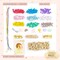Wooden ABC Beads, Premium Wood Jewelry Making Kit, Makes 10+ Pieces of Jewelry, Over 350 Wooden Beads & Charms